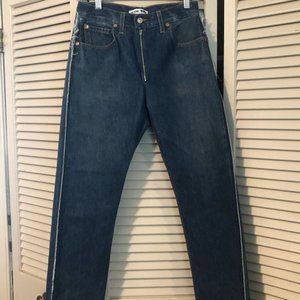 RE/DONE High Waist Levi's Front Zip Straight 27/28